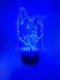Border Collie LED Lamp | Dog Rescue Gift for Pet Lovers