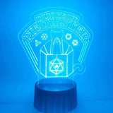 Dungeon Meowster Lamp | DnD Cat Dungeon Master LED Light