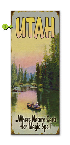 Where Nature Casts Her Magic Spell.. Wood Sign 17x44