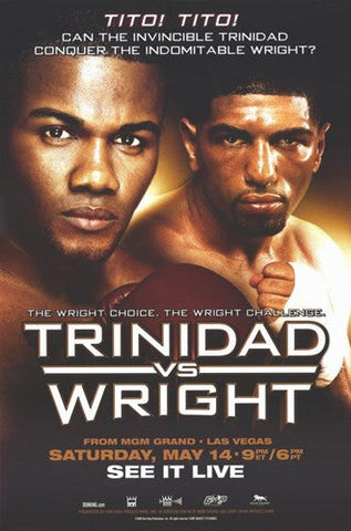 Felix Trinidad vs Winky Wright Movie Poster Print