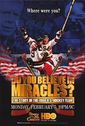 Do You Believe in Miracles? The Story of the 1980 U.S. Hockey Team Movie Poster Print