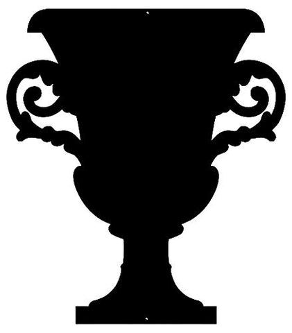Goblet Laser Cut Out Wall Decor Silhouette Metal Sign 20.5×23.5