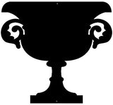 Goblet Laser Cut Out Wall Decor Silhouette Metal Sign 21×23