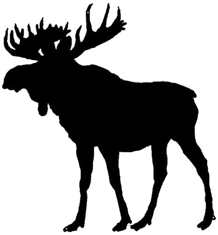 Moose Laser Cut Out Wall Decor Silhouette Metal Sign 27.5×29.5