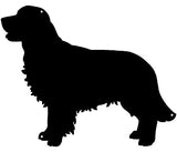Dog Golden Retriever Laser Cut Out Silhouette Metal Sign 13.5×17