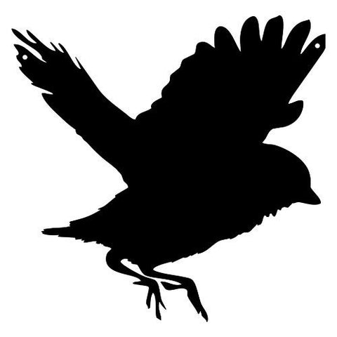 Bird Laser Cut Out Silhouette Wall Art Metal Sign 10×10.3