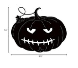 Jack O Lantern Black Metal Cut Out Halloween Decor 9.5?x7.8?