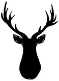 Deer Laser Cut Out Silhouette Wall Art Metal Sign 16.9×23.2