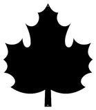Leaf Laser Cut Out Wall Decor Silhouette Metal Sign 15×17.5