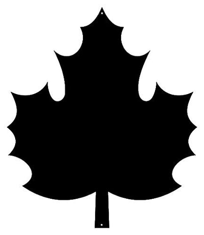 Leaf Laser Cut Out Wall Decor Silhouette Metal Sign 15×17.5