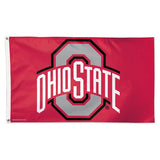 Ohio State Buckeyes Flag 3x5 Deluxe Style Red