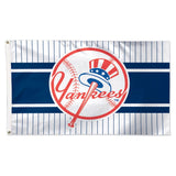 New York Yankees Flag 3x5 Deluxe Style Pinstripe Alternate Special Order