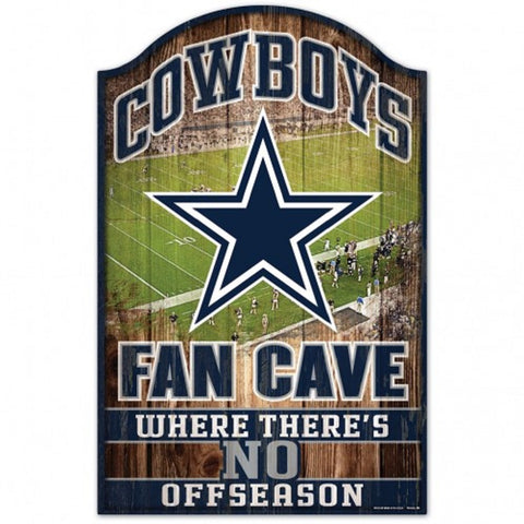 Dallas Cowboys Sign 11x17 Wood Fan Cave Design