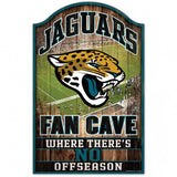 Jacksonville Jaguars Sign 11x17 Wood Fan Cave Design