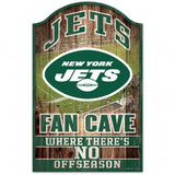 New York Jets Sign 11x17 Wood Fan Cave Design