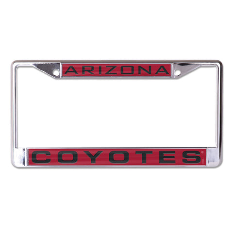 Arizona Coyotes License Plate Frame Inlaid Style