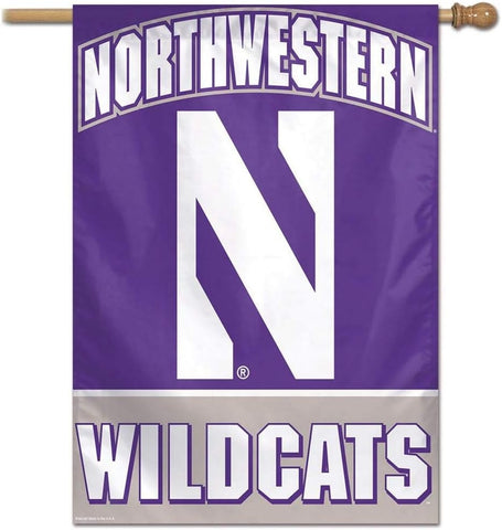 Northwestern Wildcats Banner 28x40 Vertical Special Order