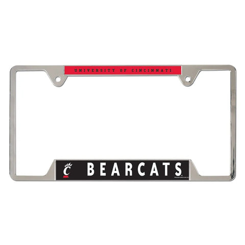 Cincinnati Bearcats License Plate Frame Metal
