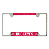 Ohio State Buckeyes License Plate Frame Metal