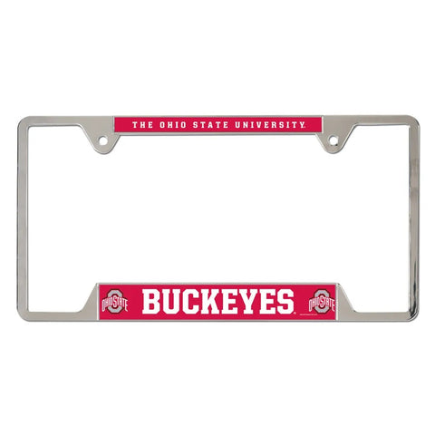 Ohio State Buckeyes License Plate Frame Metal