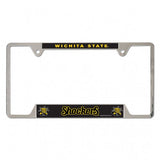 Wichita State Shockers License Plate Frame Metal - Special Order