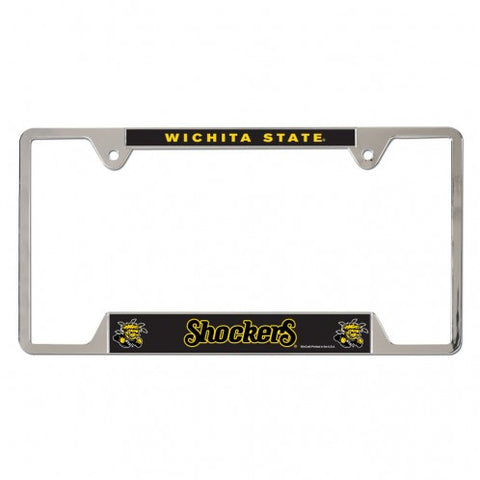 Wichita State Shockers License Plate Frame Metal - Special Order