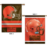 Cleveland Browns Banner 28x40 Vertical Premium 2 Sided