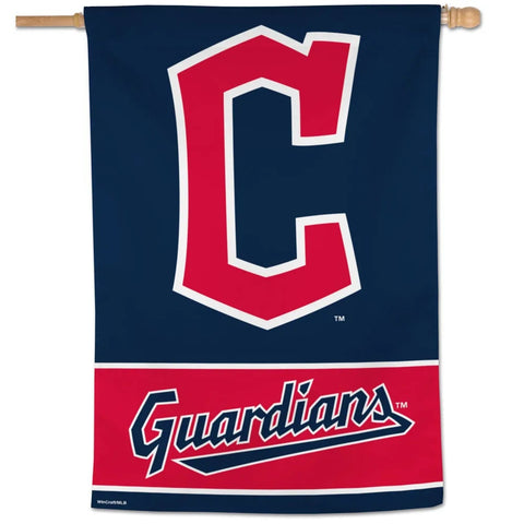 Cleveland Guardians Banner 28x40 Vertical Alternate Design