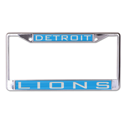 Detroit Lions License Plate Frame - Inlaid - Special Order