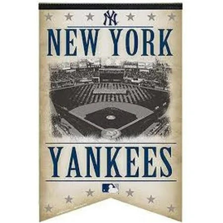 New York Yankees Banner 17x26 Pennant Style Premium Felt