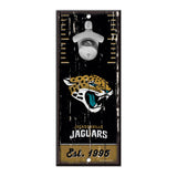 Jacksonville Jaguars Sign Wood 5x11 Bottle Opener
