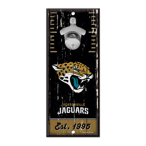 Jacksonville Jaguars Sign Wood 5x11 Bottle Opener
