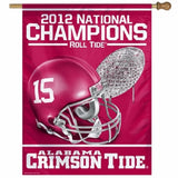 Alabama Crimson Tide Banner 27x37 Vertical 2012 National Champ