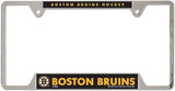Boston Bruins License Plate Frame Metal