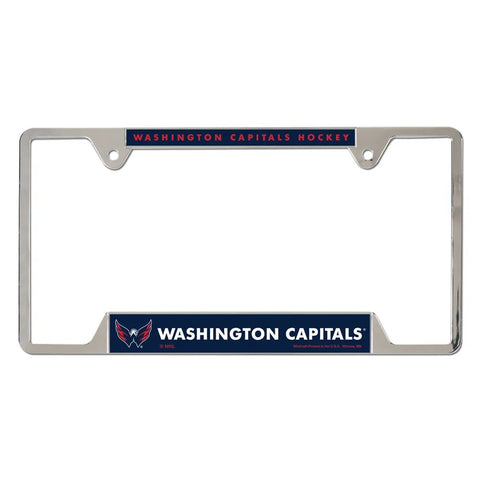 Washington Capitals License Plate Frame Metal