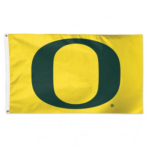 Oregon Ducks Flag 3x5 Deluxe Black Yellow - Special Order
