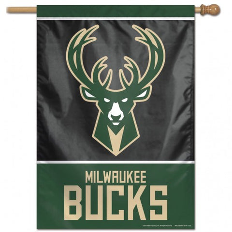 Milwaukee Bucks Banner 28x40 Vertical