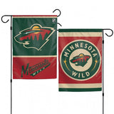 Minnesota Wild Flag 12x18 Garden Style 2 Sided