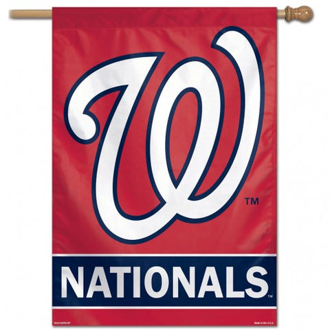Washington Nationals Banner 28x40 Vertical - Special Order