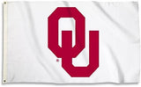 Oklahoma Sooners Flag 3x5 BSI White Background