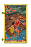 Life is Better on the Lake Wood 23x39