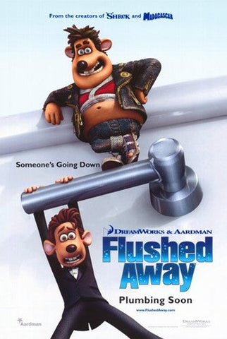 Flushed Away Movie Poster Print