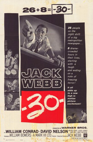 30 Movie Poster Print