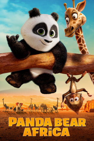 Panda Bear in Africa Style B Movie Poster 11 x 17 inch