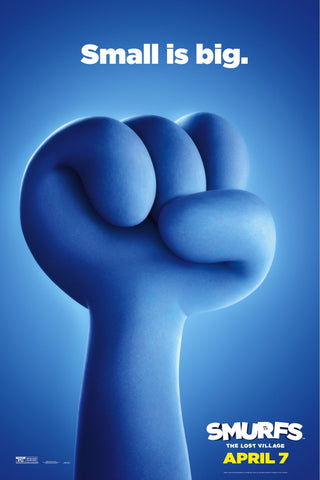 Smurfs: The Lost Village Style B Movie Poster 27 x 40 inch