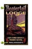 Beavertail Lodge Wood Sign 18x30