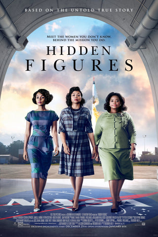 Hidden Figures Style B Movie Poster 11 x 17 inch