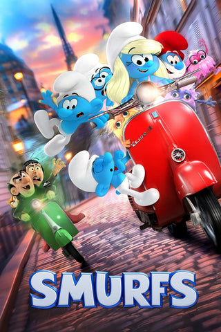 Smurfs Style B Movie Poster 27 x 40 inch