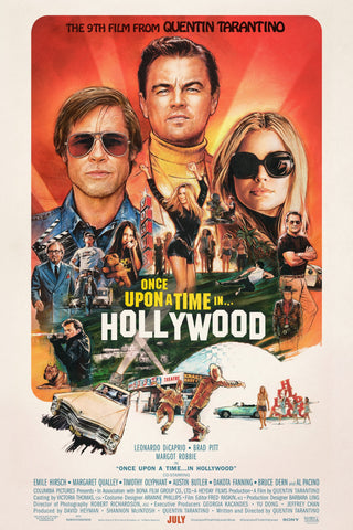 Once Upon a Time... in Hollywood Movie Poster - 27 x 40 inch