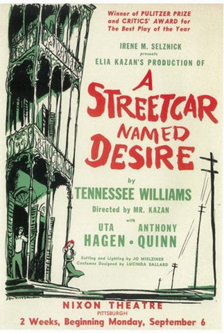 A Streetcar Named Desire (Broadway) Movie Poster Print